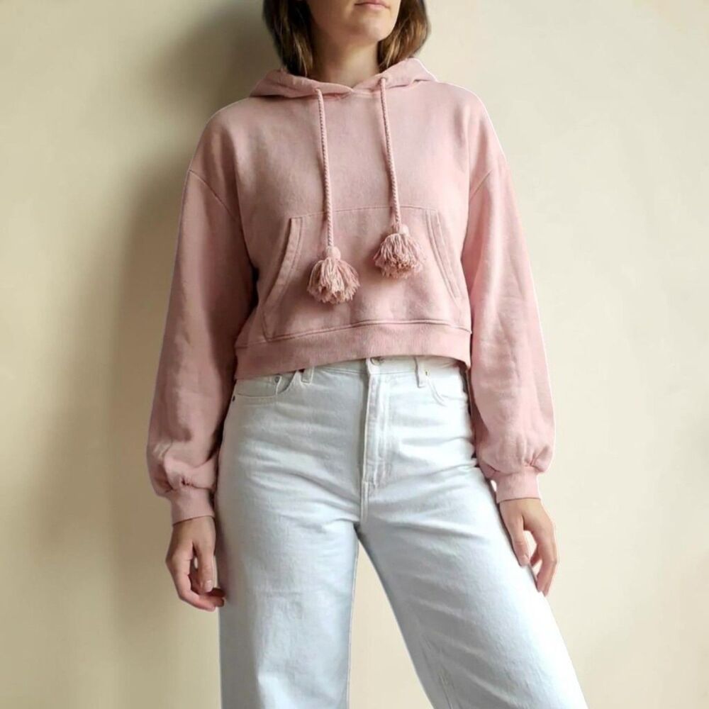 Ulla Johnson Mel Tassel Rose Hoodie
